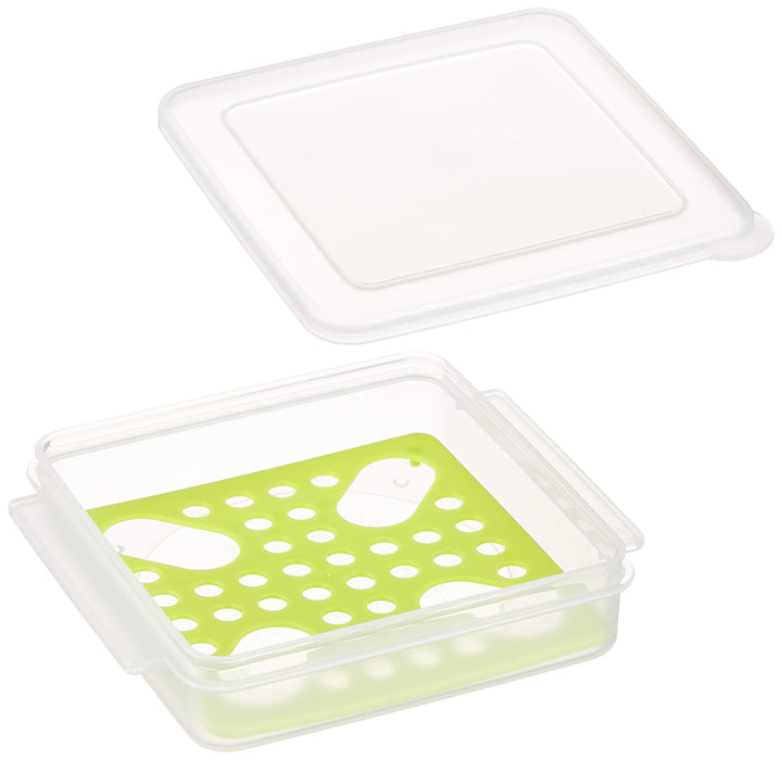 Skater Japan Green Cheese Storage Container