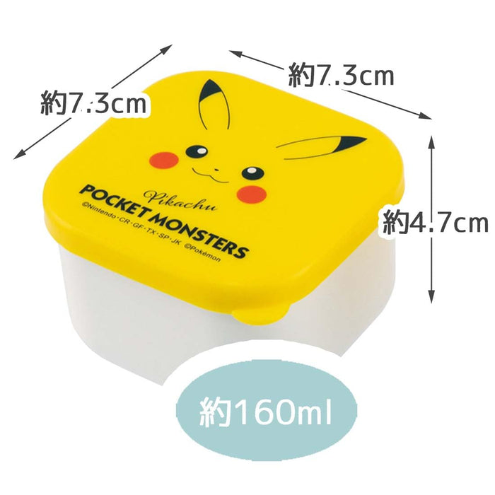 Skater Japan Pikachu Face Mini Seal Container Set - 160ml (2 Pack)