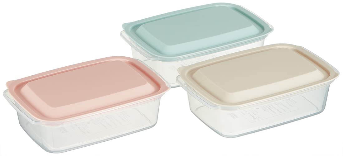 Skater 700Ml Set Of 3 Storage Containers - Japan Made Microwave & Dishwasher Safe