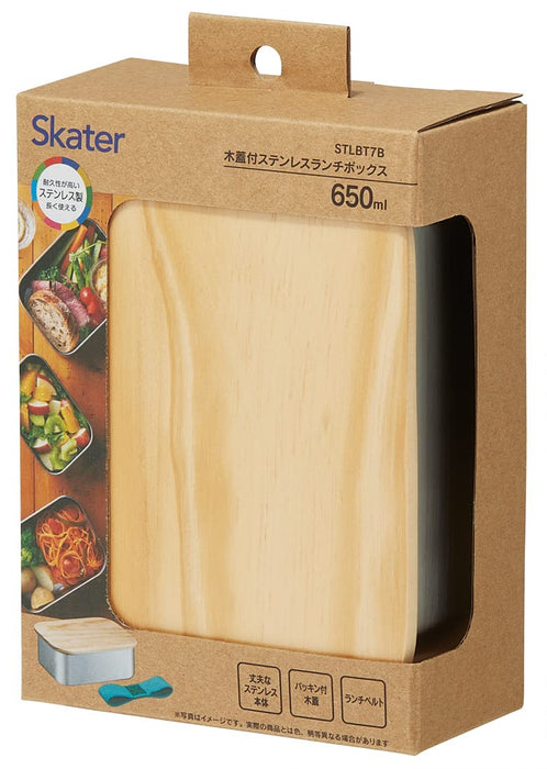 Skater 不锈钢便当盒 1 层 650ml STLBT7B-A