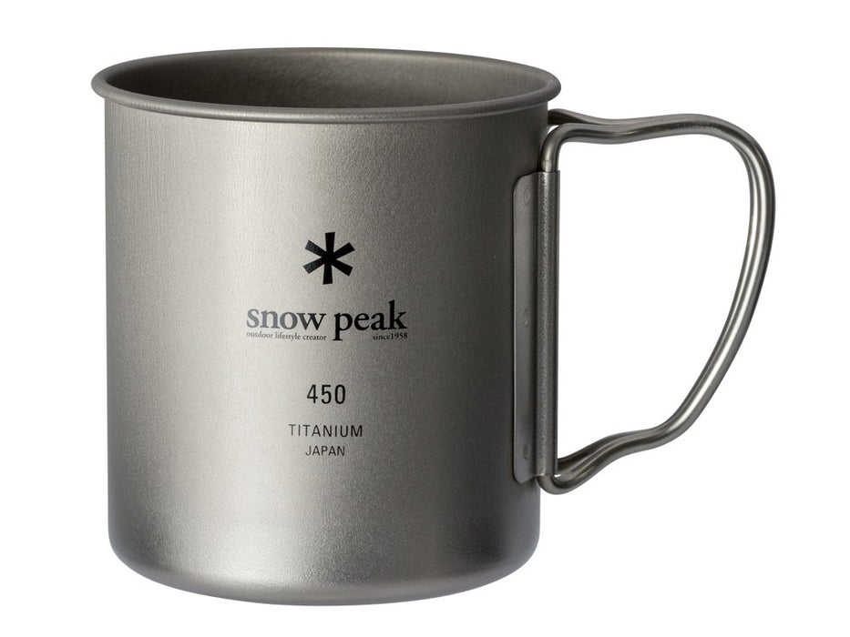 Snow Peak 日本钛马克杯 450 毫升 Mg-143 Shera 杯