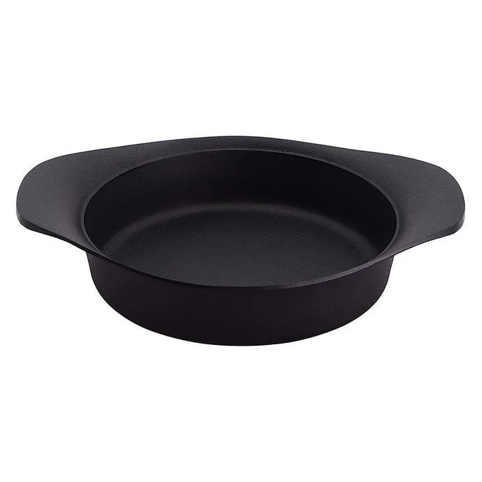 Nihon Yoshokki 22Cm Cast Iron Induction Shallow Casserole - Premium Quality for Japanese Cuisine