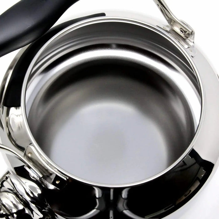 Sori Yanagi Stainless Steel Induction Kettle - Sleek Mirror Finish