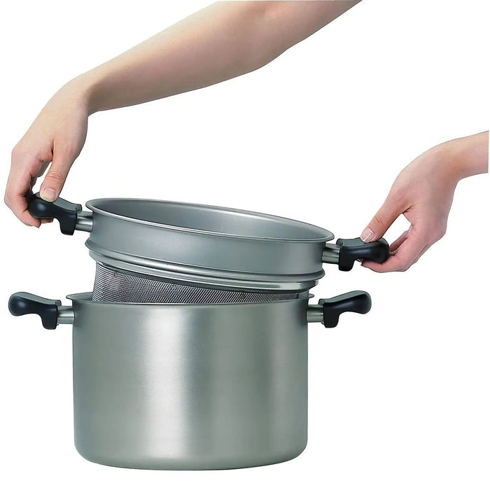 Nihon Yoshokki Sori Yanagi Stainless Steel Pasta Pot - Premium Japanese Cookware