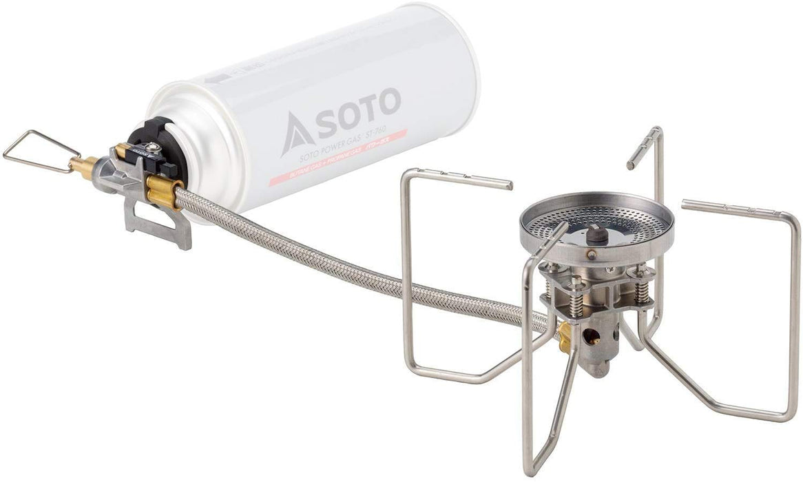 Soto Japan Single Burner Fusion St-330 Camping Stove - Powerful & Wind Resistant