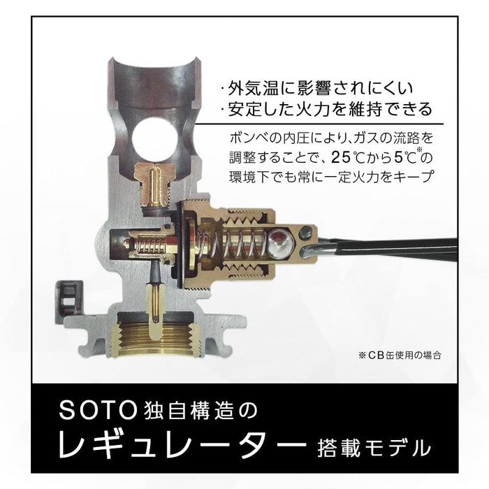 Soto St-310 Gas Regulator Stove User-Friendly Japanese Import