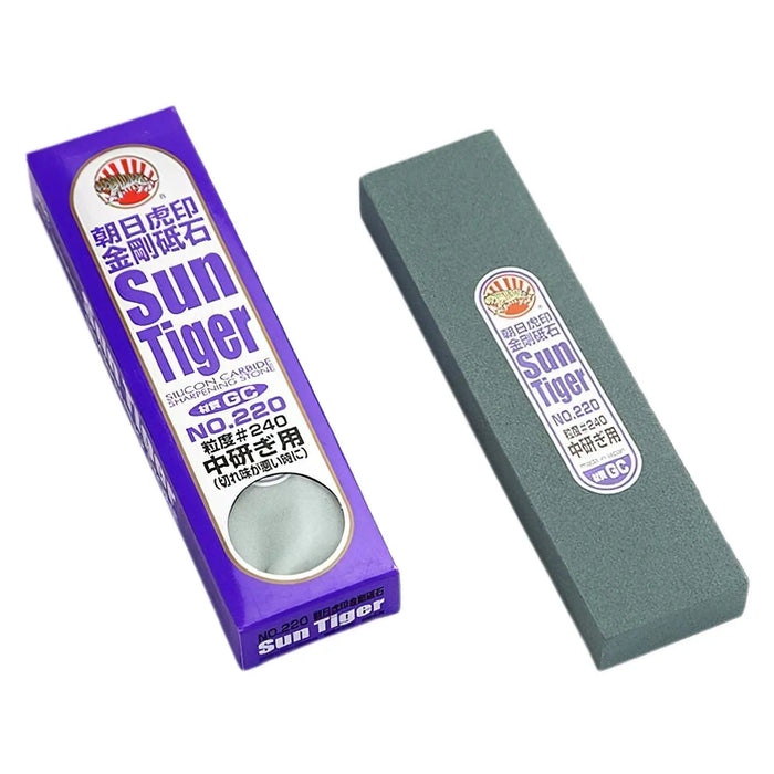 Premium Japanese Sun Tiger Gc Sharpening Stone - Grit 240, Standard Size