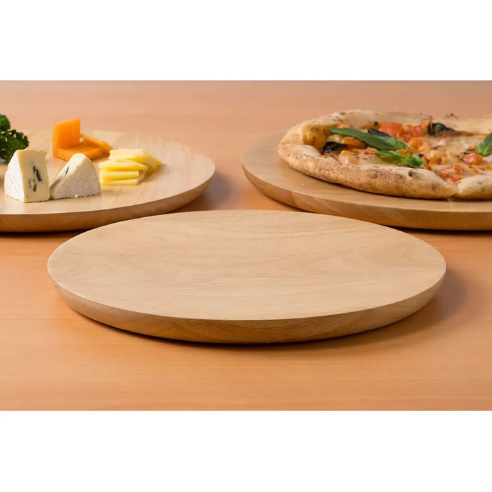 33cm Swanson Rubberwood Pizza Serving Plate - Premium Quality for Perfect Pizza Presentation