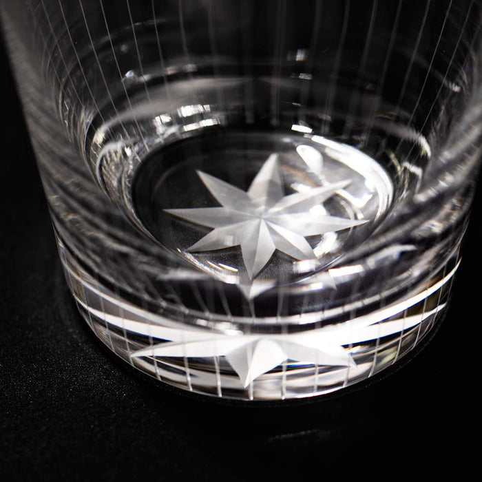 Taburō Koubou Edo Kiriko Tachistripe Glass Japan - Tb0036-40