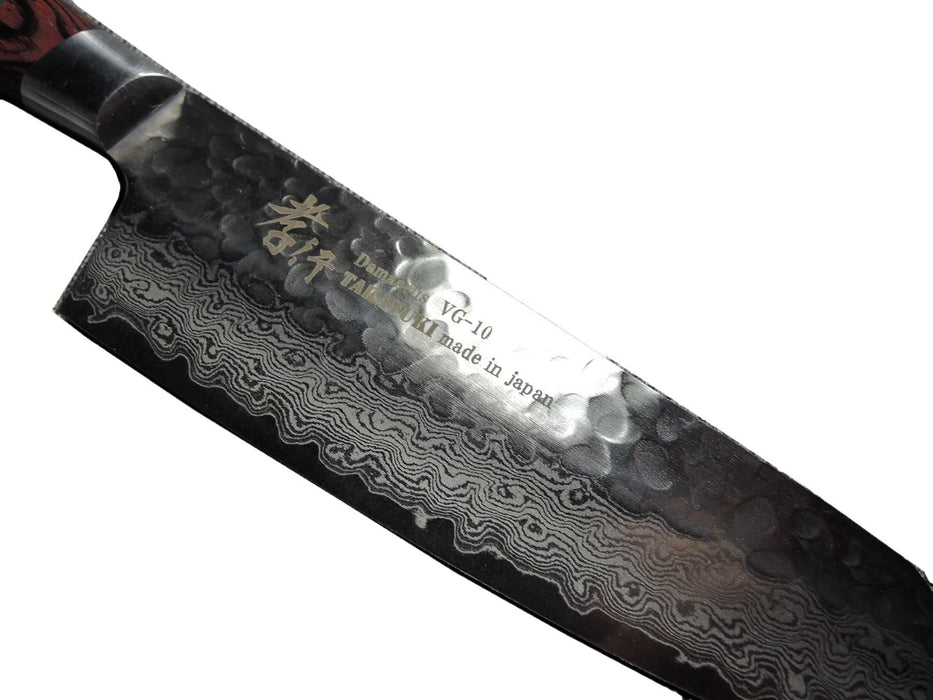 Sakai Takayuki Hammered Damascus Vg10 Santoku Knife 160mm-Kiichin - The #1 Place for Japanese Goods in Your Hand!