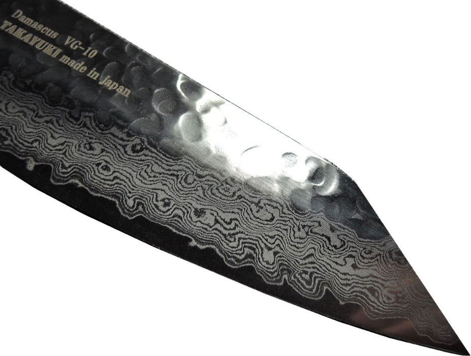 Sakai Takayuki Hammered Damascus Vg10 Santoku Knife 160mm-Kiichin - The #1 Place for Japanese Goods in Your Hand!