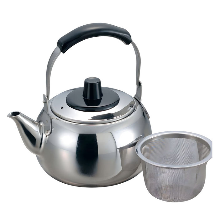 Takei-Kibutsu 出品的优质不锈钢 Kyusu 茶壶 - 提升您的茶体验