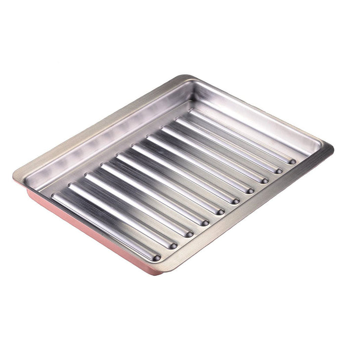 Copper Grill Plate by Tanabe - Wavy Design for Enhanced Grilling Experience
