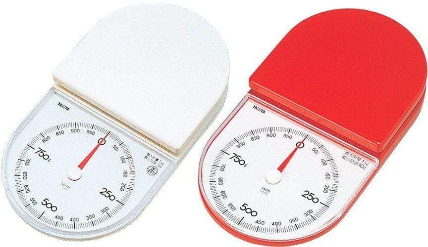Tanita 1Kg Red Mechanical Kitchen Scale - Imported from Japan