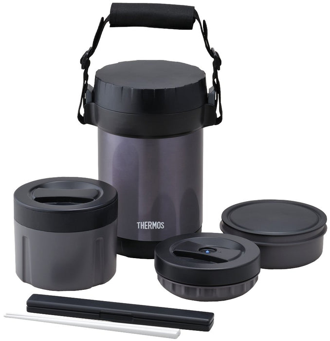 Thermos Japan 1.3L Stainless Lunch Jar - Midnight Blue Jbg-1801