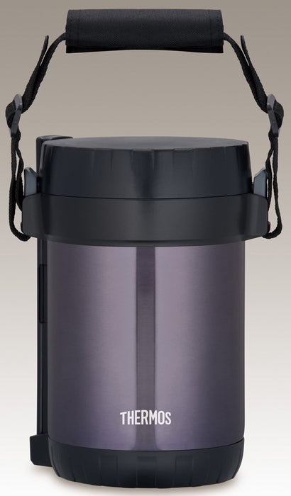 Thermos Japan 1.3L 不锈钢午餐罐 - 午夜蓝色 Jbg-1801