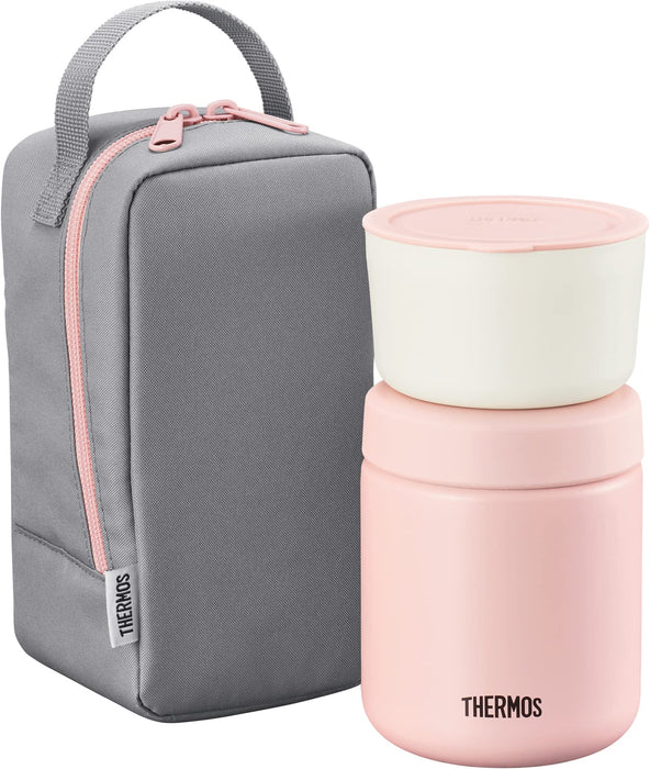 Thermos Soup Lunch Set 300Ml Pink Gray Jby-551 P-Gy Japan