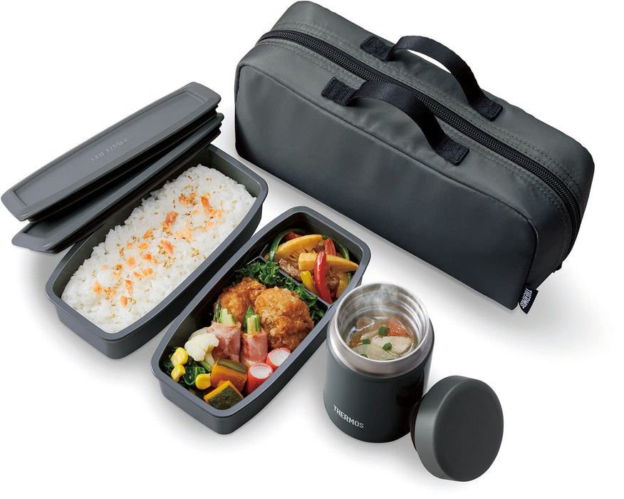 Thermos Japan Soup Lunch Set Dark Gray Jea-1000 Dgy