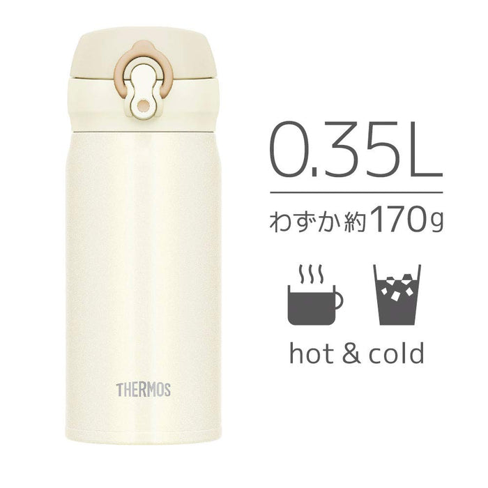 Thermos Jnl-354 Crw 350ml 真空保溫水瓶杯 - 乳白色