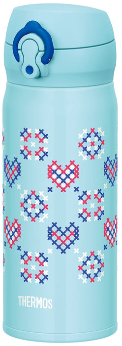 Thermos Japan 400Ml Blue Stitch Jnl-403 Bst Vacuum Insulated Water Bottle