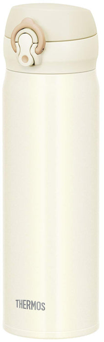 Thermos Japan 500Ml Cream White Vacuum Insulated Water Bottle