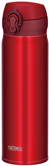 500ml Vacuum Insulated Water Bottle Mobile Mug - Metallic Red Jnl-504 Mtr - Made In Japan