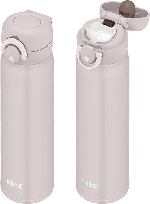 Thermos 500ml 真空保温水瓶 - 日本 Jnr-501Ltd Pgg 粉红灰色