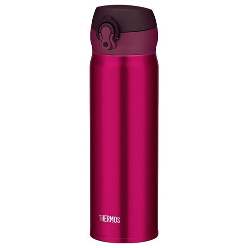 Thermos 0.5L Vacuum Insulated Water Bottle - One Touch Open - Burgundy - Jnl-500 Bgd