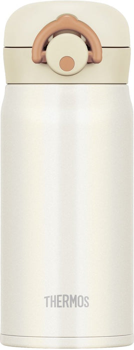 Thermos Vacuum Insulated Water Bottle Mug - Cream White 350Ml Jnr-350 Crw