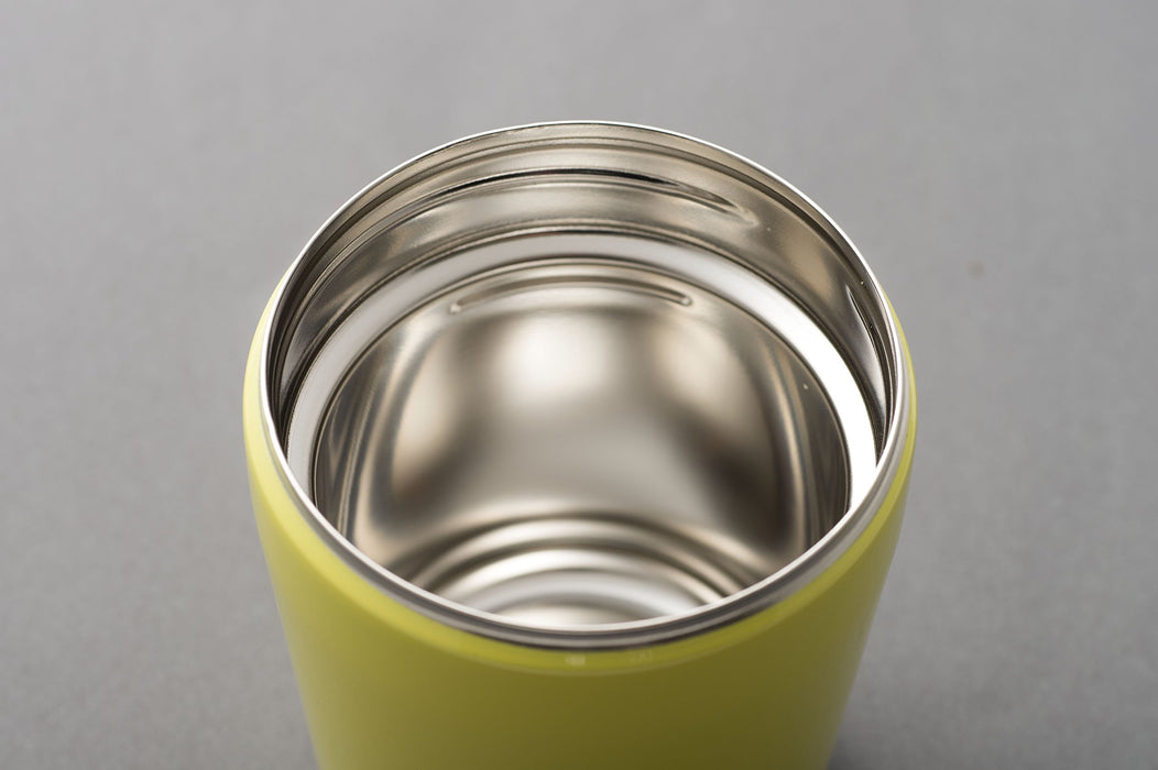 Tiger Thermos Stainless Steel Insulated Lunch Box Jar with Yellow Cup