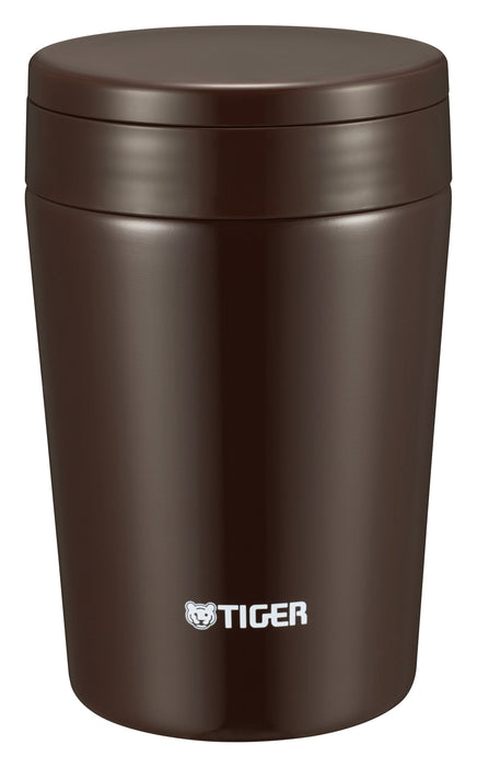 Tiger Thermos Soup Jar 380Ml - Chocolate Brown (Japan) - Mcl-A038-Tc