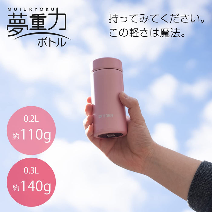 Tiger Thermos 熱水瓶 200ml 螺紋馬克杯 6H 暖/冷 MMP-K020PE 玫瑰粉紅色