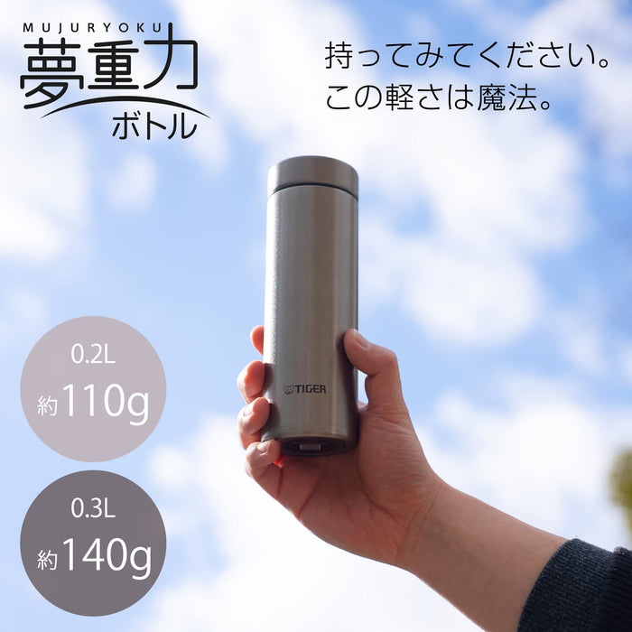 Tiger Thermos 300ml 水瓶 6H 熱/冷霧面鋼 MMP-K030XM