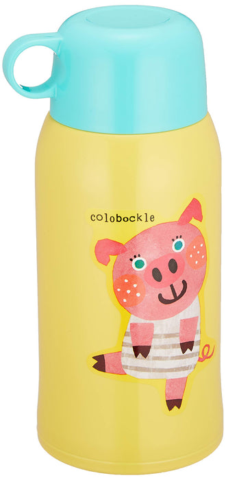 Tiger Thermos 600ml Stainless Steel Bottle w/ Cup 2Way Pig Mbr-B06Gyp