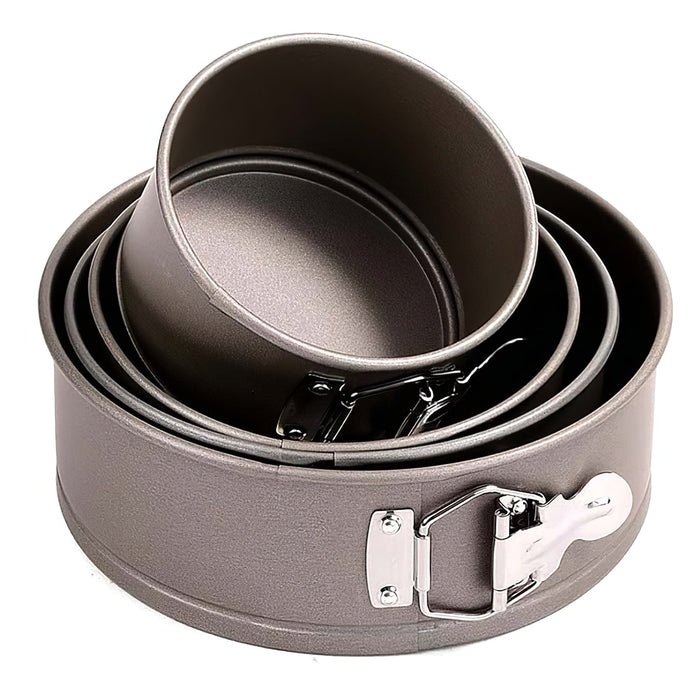 Tigercrown 15cm Round Cake Pan with Removable Bottom - Durable Steel Innerspring