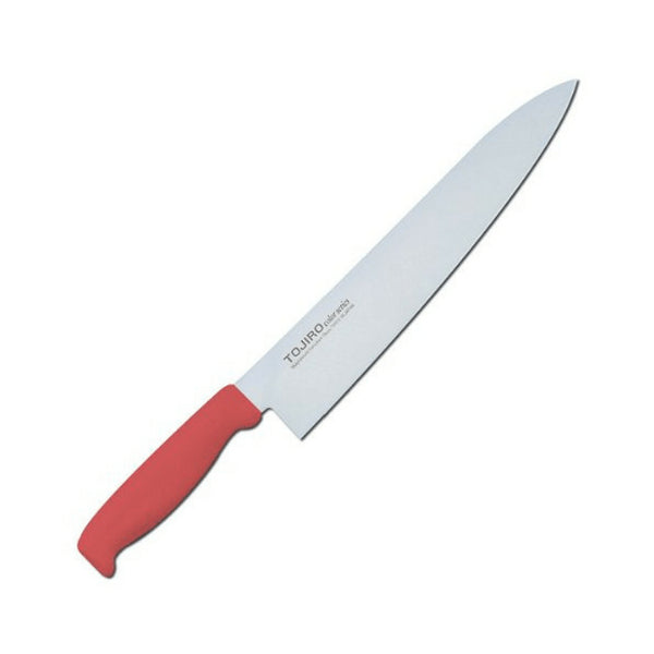 Tojiro 270mm Red Color MV Gyuto Knife with Elastomer Handle
