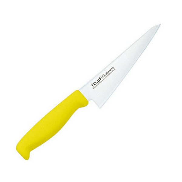 Tojiro Color MV Honesuki Knife - Yellow Elastomer Handle-Kiichin - The #1 Place for Japanese Goods in Your Hand!