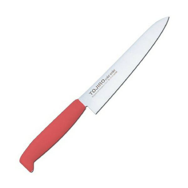Tojiro 150mm Red Color MV Petty Knife with Elastomer Handle