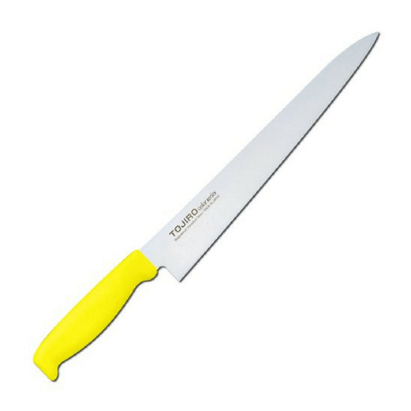 Tojiro Color MV Sujihiki Knife 270mm - Yellow-Kiichin - The #1 Place for Japanese Goods in Your Hand!