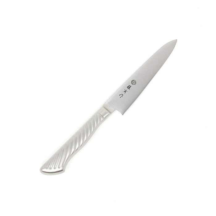 Tojiro Fujitora DP 3-Layer Petty Knife - Stainless Steel Handle 120mm