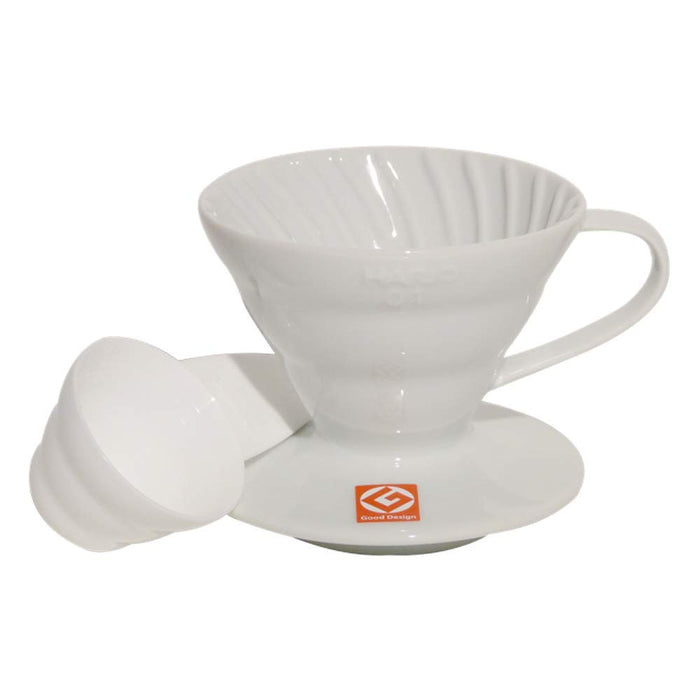 Hario V60 透明滴头 01 白色