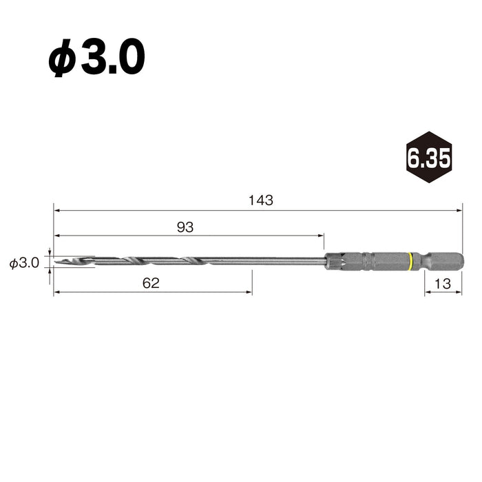 Vessel ATD-4 Cushion Drill 4mm