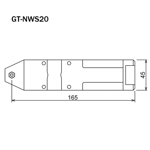Vessel GT-NWS20 Double Acting Air Nipper Square Type-Kiichin - The #1 Place for Japanese Goods in Your Hand!