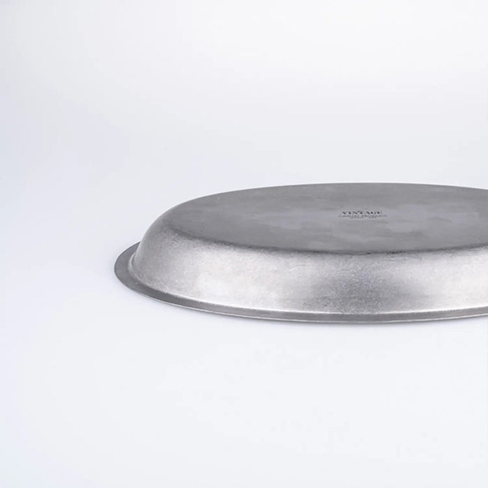 Aoyoshi Vintage Inox Stainless Steel Oval Bowl - 208mm, Made in Japan