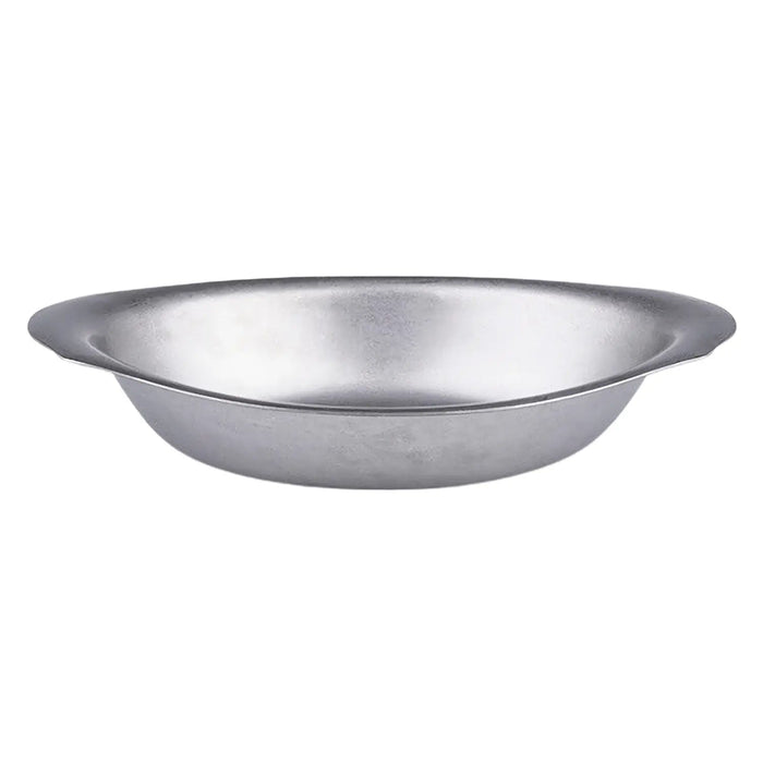 Aoyoshi Small Curry Plate - Vintage Inox Stainless Steel from Japan