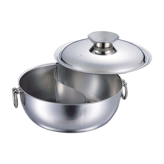 Wadasuke 23cm Stainless Steel Induction Shabu Shabu Hot Pot