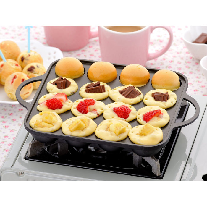 Japanese Takoyaki Maker - 16 Hole Aluminum Casting Gas Fire