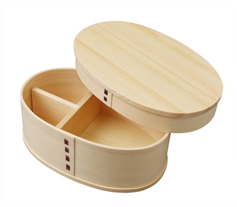 Ruozhao Wakacho Magewappa Oval Natural Lunch Box - Authentic Japanese Craftsmanship