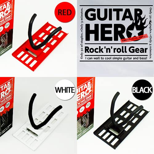 Wakabayashi Factory Wall Bijin Gh-02W Guitar Hanger - Plaster Boards White