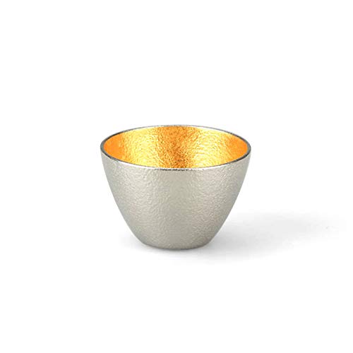 Teshigoto Club Japanese Paper & Gold Leaf Sake Cup Set (2) - Nousaku Japan